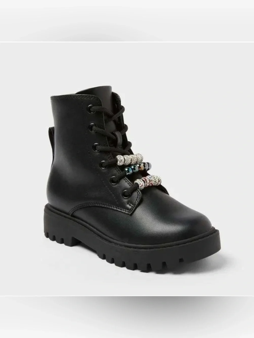 Art Class Black Lace Up Bronx Boots